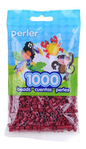 Perler Fuse Hama Beads 1000 Unidades Color Rojo (xsr)