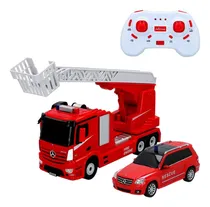 Comprar Camión De Bomberos Mercedes Benz Camioneta R\u002Fc Rastar 2 En 1