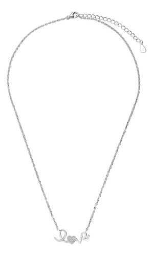 Collar Y Dije Enso 925 Para Mujer Esn132s Plateado