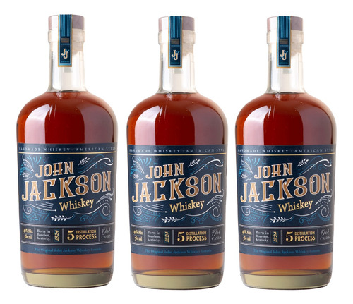 Pack 3x Whisky John Jackson 750ml