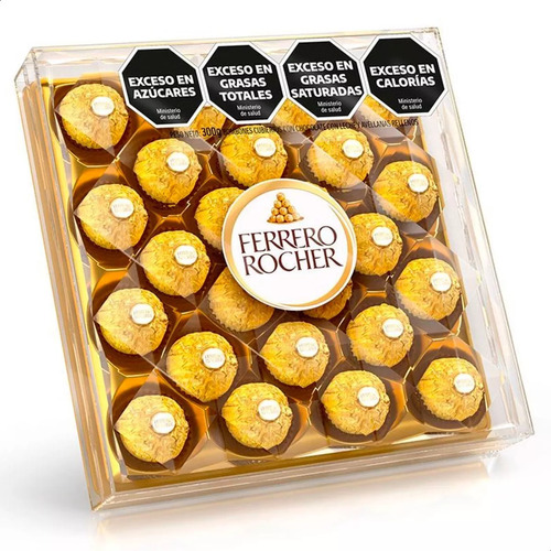 Bombón Ferrero Rocher Estuche 24 Unidades