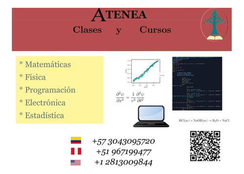 Clases Particulares De Física, Matemáticas, Programación.