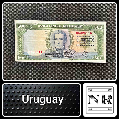 Uruguay - 500 Pesos - Año 1967 - P #48 - Artigas