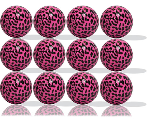 Pelota Golf Estampado Leopardo Rosa