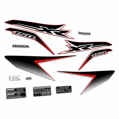 Calcos Honda Xr 150 L Año 2015/18 Diseño Original Laminadas