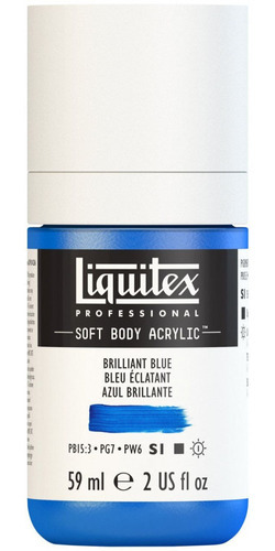 Tinta Acrílica Liquitex Soft Body 59ml S1 570 Brilliant Blue