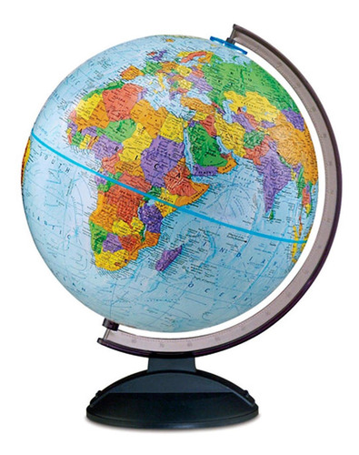 Globo Terraqueo Base Plastica 30 Cm