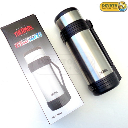 Termo Thermos 1 Litro Con Manija Acero 24 Horas Ncd 1000