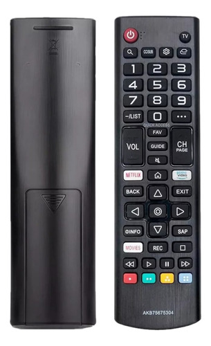 Control Remoto Para LG Smart Tv Akb75675304 Con Accesos A Netflix Y Prime