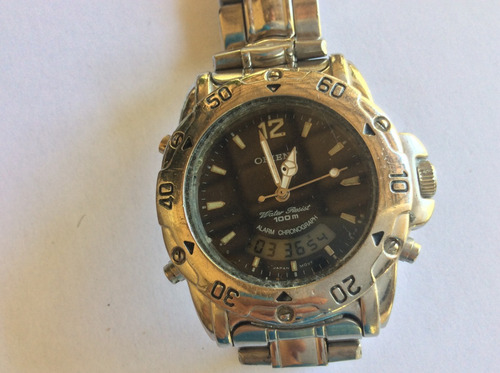 Lindão Orient Alarme E Cronógrafo, Quartz 40 Mm, 100 M.