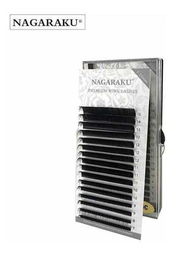 Cílios Nagaraku Premium Mix 7a15 Volume Russo E Fio A Fio