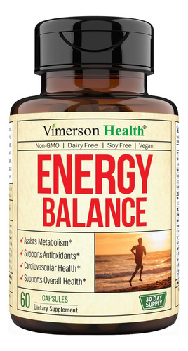 Vanadio Con Cromo Energy Balance Vimerson Health 60 Cápsulas