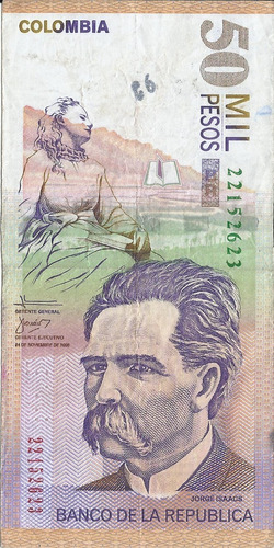 Colombia 50000 Pesos 24 Noviembre 2006