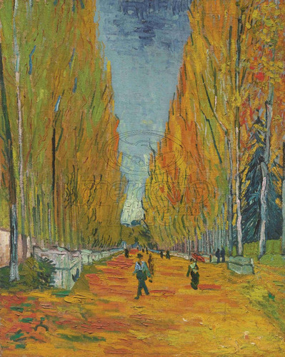 Lienzo Canvas Arte Alyscamps Vincent Van Gogh 1888 92x73