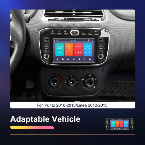 Radio De Coche Android 2 Din Para Punto 2010-2016 Linea 2012