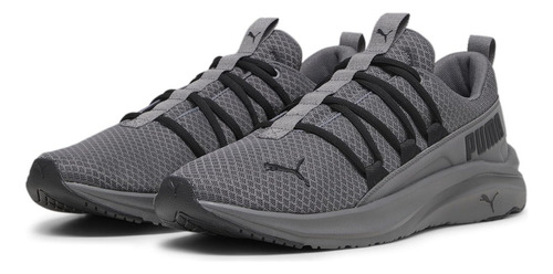Tenis Puma Softride One4all 37767111 Comodo Original Moda Gris Oscuro Lisa 27.5 Mx