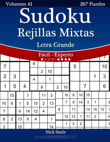 Libro: Sudoku Rejillas Mixtas Impresiones Con Letra Grande -