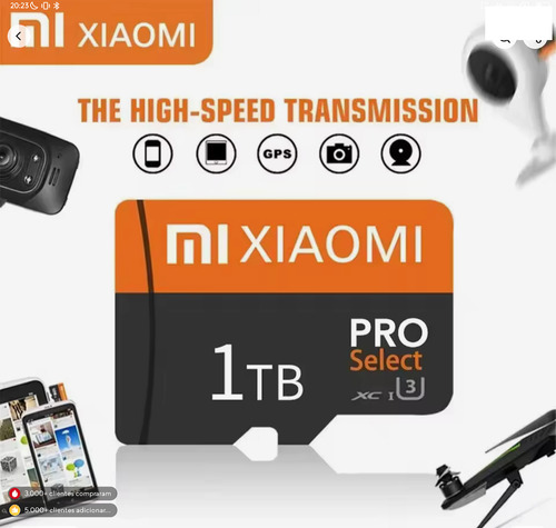 Cartão Sd Xiaomi Pro Select 128 Ou 256gb / Ultra Veloz / Top