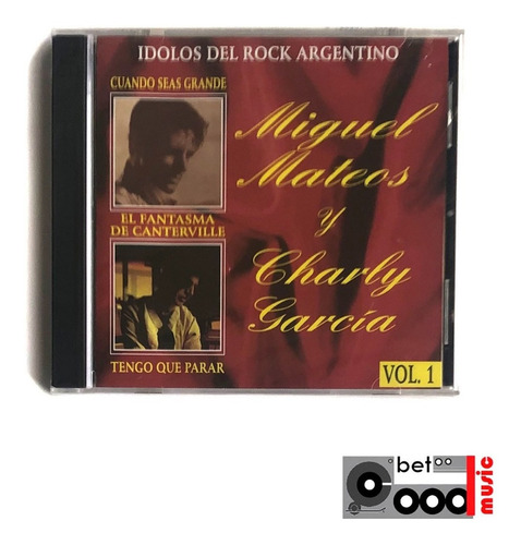 Set De 2cd´s Ídolos Del Rock Miguel Mateos & Charly García