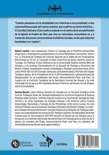 En Camino Hacia Una Iglesia Constitutivamente Sinodal