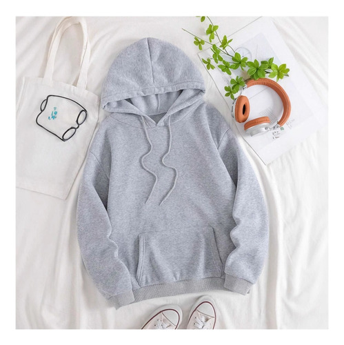 Sudadera Con Capucha Y Estampado Gráfico De Ondas For