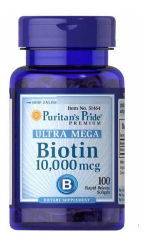 Biotina 10.000mcg Americana - Unidad a $890