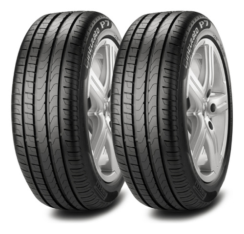 Imagen 1 de 3 de Kit X2 Neumaticos Pirelli 205/55 R16 W P7 Cinturato