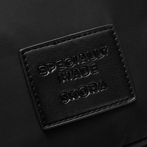 Mochila Mila Skora Color Negro Diseño De La Tela Liso