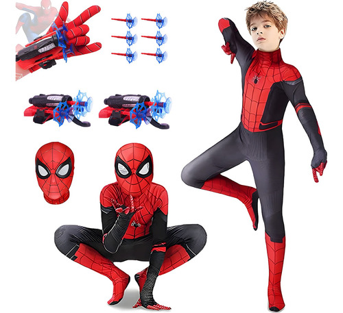 Spiderman Heroes Expedition Hombre Araña Niños Cosplay Ropa