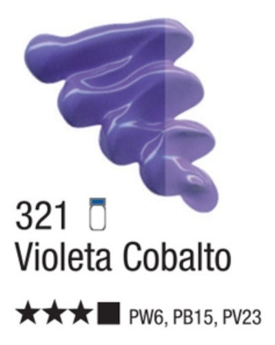 Tinta Óleo Oil Colors Classic Cores Escuras 20ml Acrilex Cor Violeta Cobalto