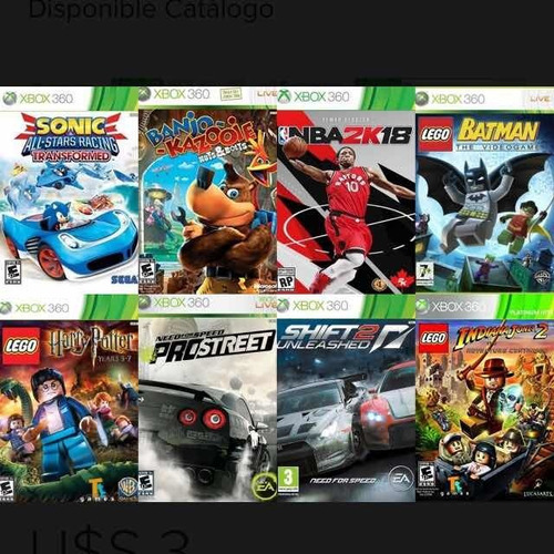 Imagen 1 de 1 de Juegos De Xbox 360 Variedad De Títulos Disponible
