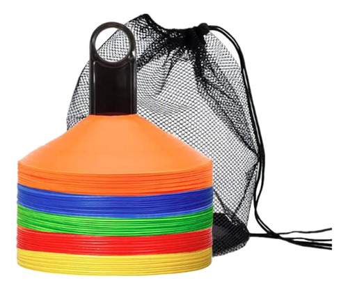 50x Conos De Fútbol Conos Deportivos Uso Versátil Conos De