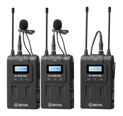 Boya Microfone S/ Fio Lapela By-wm8 Pro K-2 (lançamento) 