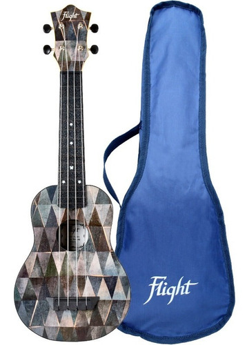 Flight Tus-40 Arcana Ukelele Soprano Color Gris