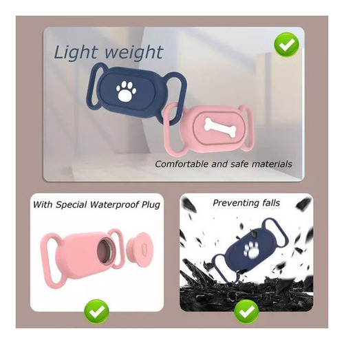 Para Samsung Smart Tag 2 Funda Con Soporte Para Collar Ga