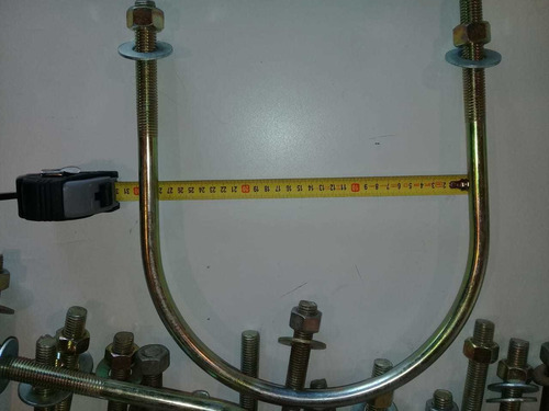 Imagen 4 de 4 de Grampas Ubolt 10 Pulgadas Por 19 Mm O 3/4 Sin Uso