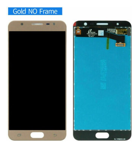 Pantalla Táctil Lcd Tft Dorada Para Samsung Galaxy J7 Prime.