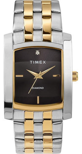 Timex Reloj De Pulsera Analógico De Acero Inoxidable De 33 M