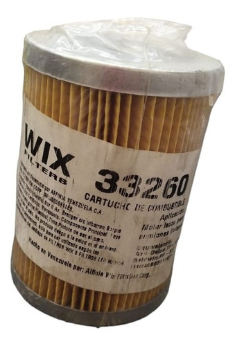 Filtro De Combustible Gasoil Para Planta Ref. 33260 Wix