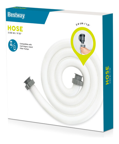 Manguera 3.00m Para Filtro Piscina 5678-9463 Lts/hr Bestway