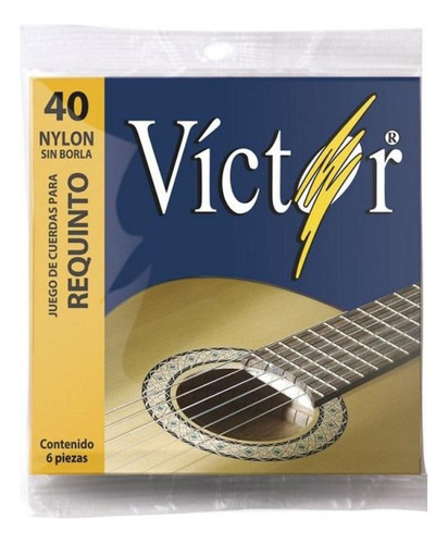 Victor Vcre-40 Set Cuerdas P/ Requinto Nylon Envio Gratis