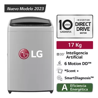 Lavadora LG Carga Superior Ai Dd 17kg Color Gris