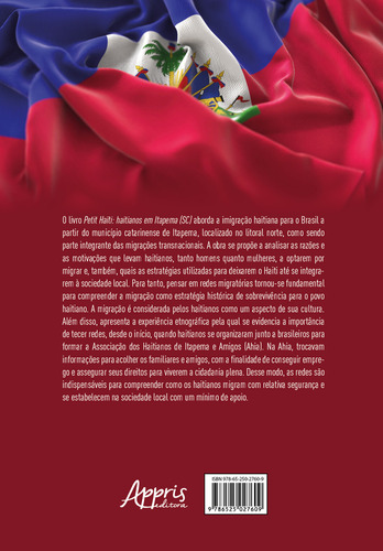 Petit Haïti: Haitianos em Itapema (SC), de Padilha, Günter Bayerl. Editorial Appris Editora, capa mole em português, 2022