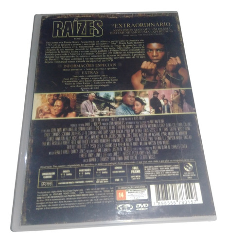 Raízes Série Completa 1977 - 4 Dvds ( Dublado E Legendado)
