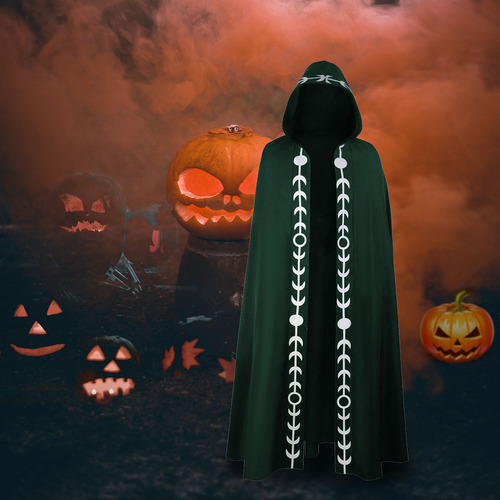 Capa Con Capucha Para Fiestas, Capa De Halloween Para Hombre