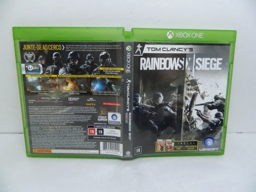 Tom Clancys Rainbow Six Siege Midia Fisica C/ Caixa Xbox One