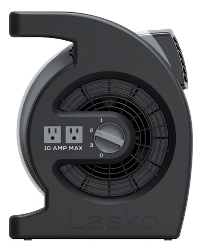 Ventilador Giratorio Lasko U15720 Con 3 Velocidades 35 Cm Negro Negro Plástico 0