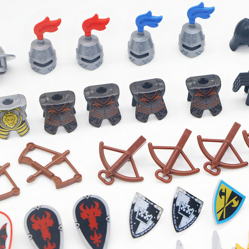 Knights People - Bloque De Construcción Medieval Para Arma