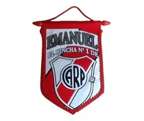 Comprar River Banderín Con Nombre Emanuel No Hay Otros