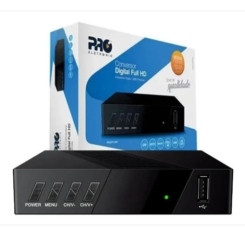 Conversor Digital Full Hd Prodt-1250 Pro Eletronic